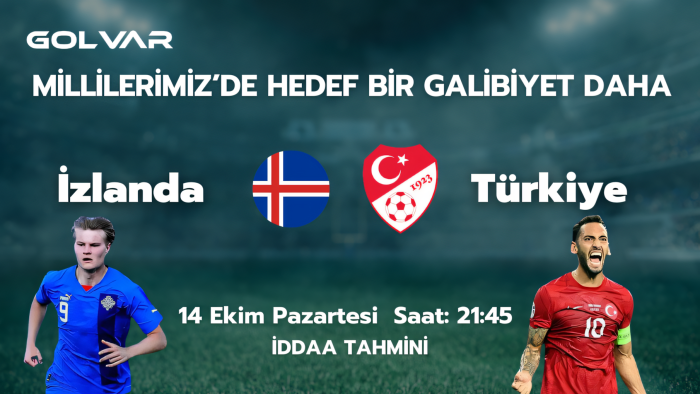 İZLANDA PUAN PEŞİNDE! 14 EKİM İZLANDA-TÜRKİYE İDDAA TAHMİNİ