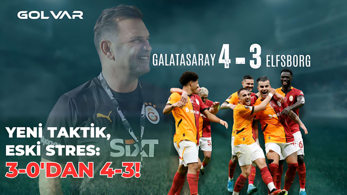 YENİ TAKTİK, ESKİ STRES: 3-0'DAN 4-3!