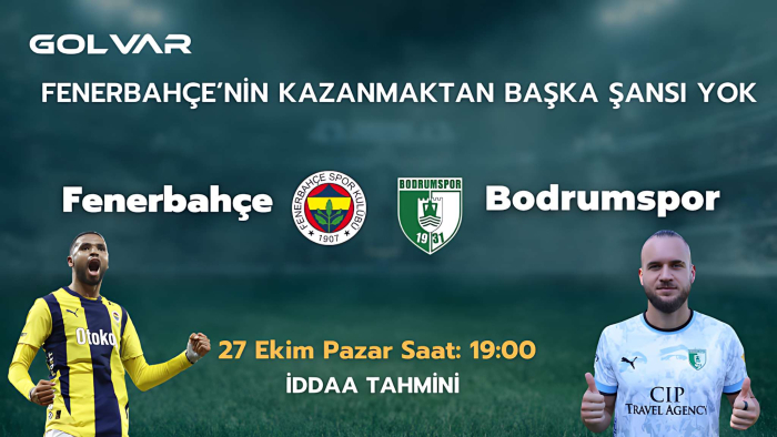 FENERBAHÇE'NİN KAZANMAKTAN BAŞKA ŞANSI YOK!