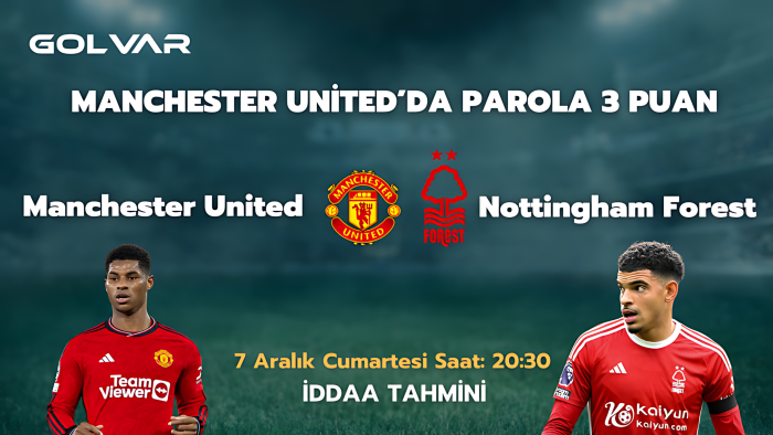 MANCHESTER UNİTED'DA PAROLA 3 PUAN 
